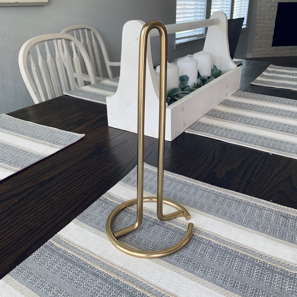 Gold Paper Towel Holder